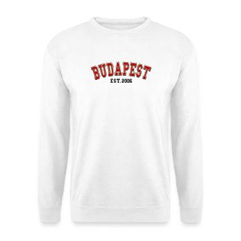 Budapest, gegründet 2006 - Unisex Pullover - Weiß - Vorne