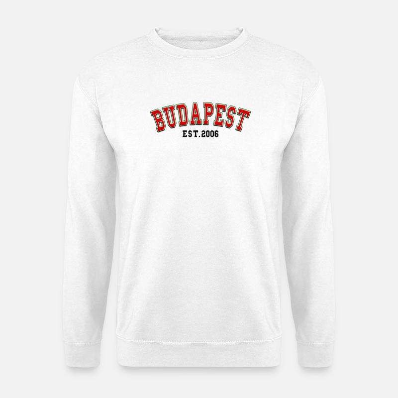 Budapest Est. 2006 - Unisex Sweatshirt - white