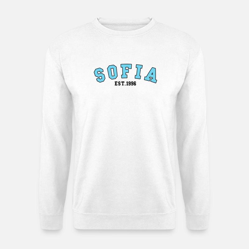 Sofia gegründet 1996 - Unisex Pullover - Weiß