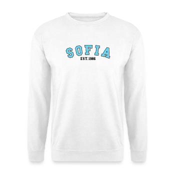 Sofia Est. 1986 - Unisex Sweatshirt - white - Front