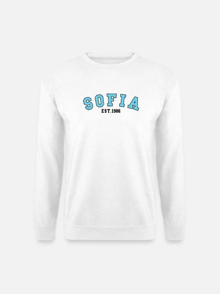 Sofia Est. 1986 - Unisex Sweatshirt - white