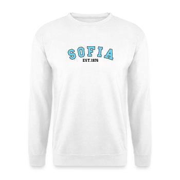 Sofia Est. 1976 - Unisex Sweatshirt - white - Front
