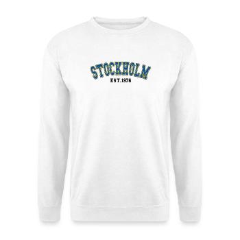 Stockholm gegründet 1976 - Unisex Pullover - Weiß - Vorne