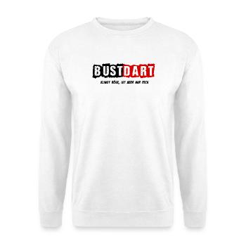Fléchettes, fléchettes, fléchettes bustes - Sweat-shirt Unisexe - blanc - Devant