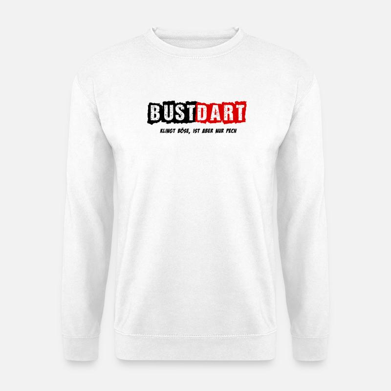 Darts, Darts, BustDarts - Unisex Sweatshirt - white