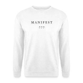 Manifest 777 Black - Unisex Sweatshirt - white - Front