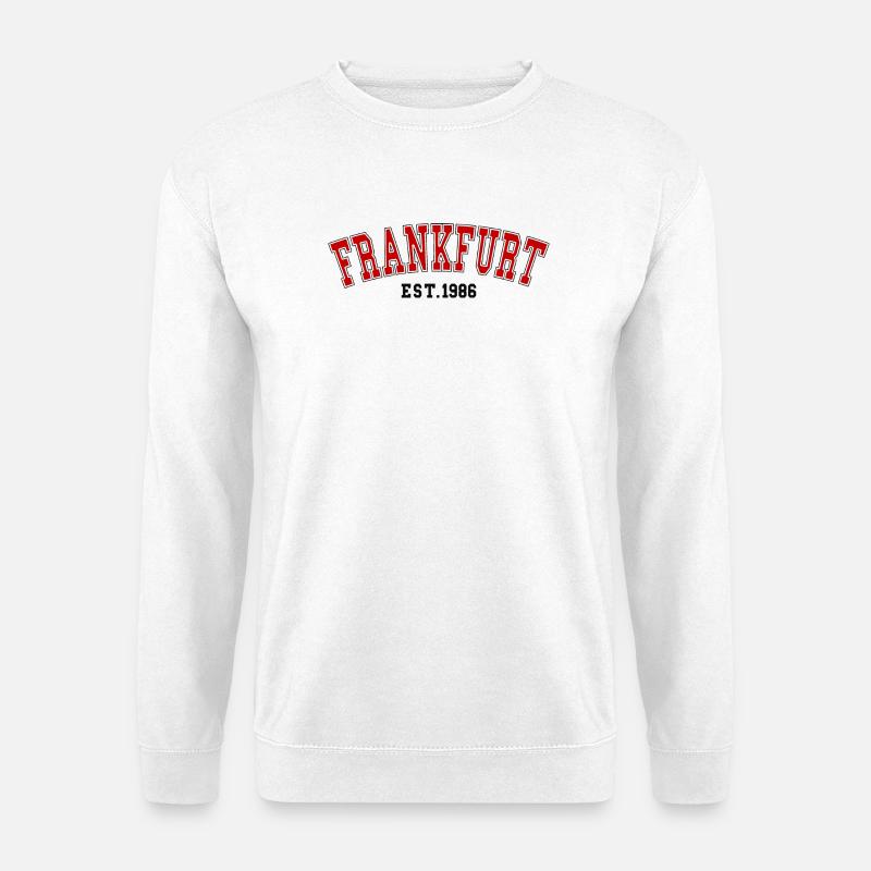 Frankfurt gegründet 1986 - Unisex Pullover - Weiß
