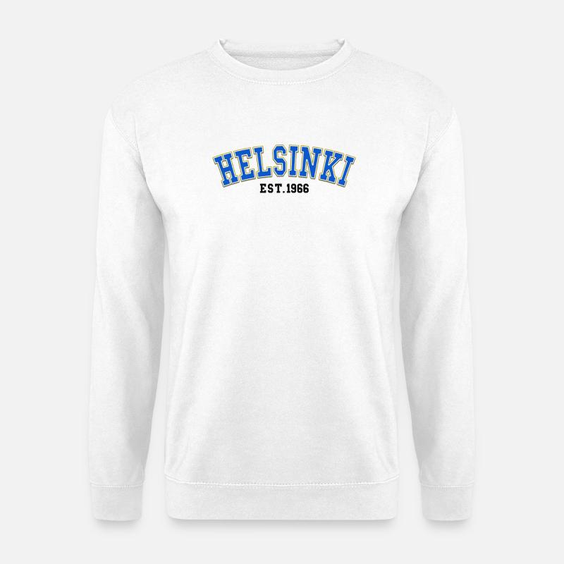 Helsinki gegründet 1966 - Unisex Pullover - Weiß