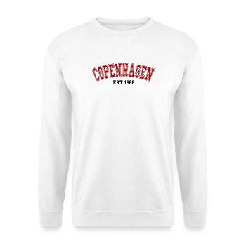 Copenhague fondée en 1966 - Sweat-shirt Unisexe - blanc - Devant