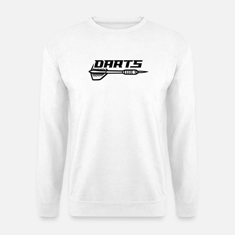 Dartpfeil Darts - Unisex Pullover - Weiß