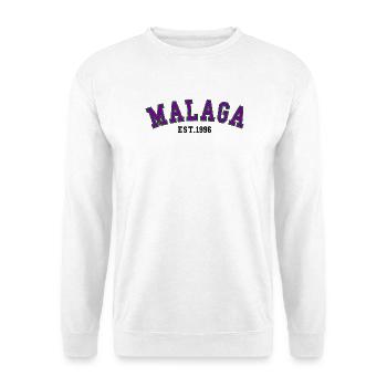 Malaga gegründet 1996 - Unisex Pullover - Weiß - Vorne
