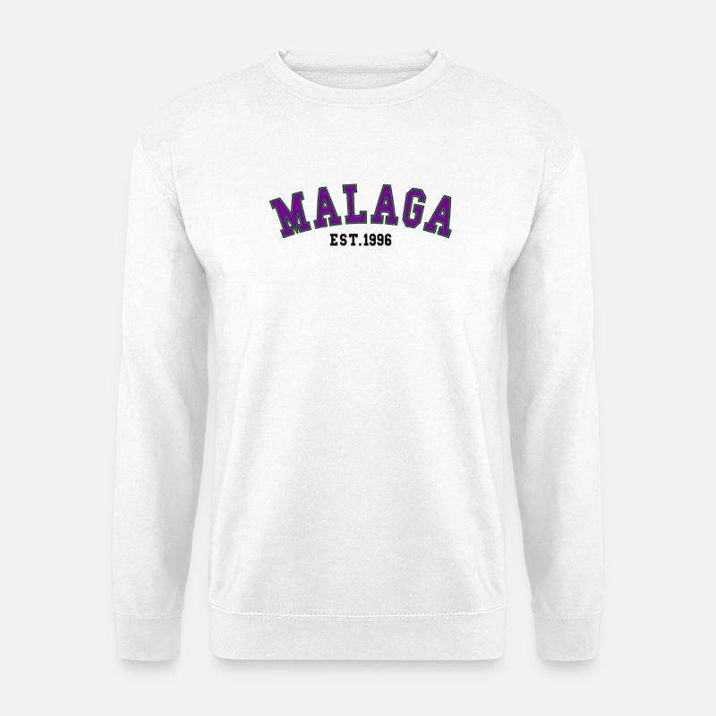 Malaga Est. 1996 - Unisex Sweatshirt - white
