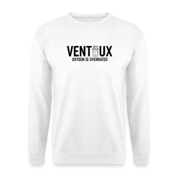 Ventoux Oxygen Is Overrated Cycling Design - Unisex Sweatshirt - white - Front