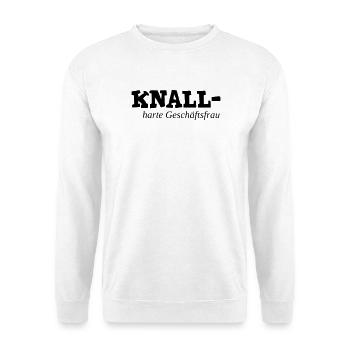badass businesswoman - Unisex Sweatshirt - white - Front
