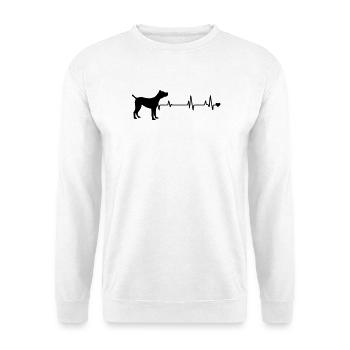 Dog - Unisex Sweatshirt - white - Front