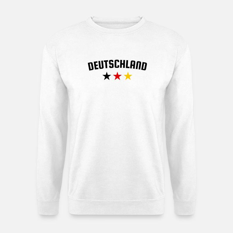 Germany 3 Star Design - Unisex Sweatshirt - white