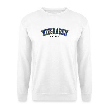 Wiesbaden Est. 1976 - Unisex Sweatshirt - white - Front