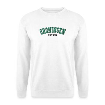 Groningen Est. 1966 - Unisex Sweatshirt - white - Front
