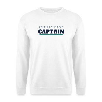 Lettrage du Captain College - Club du capitaine - Sweat-shirt Unisexe - blanc - Devant