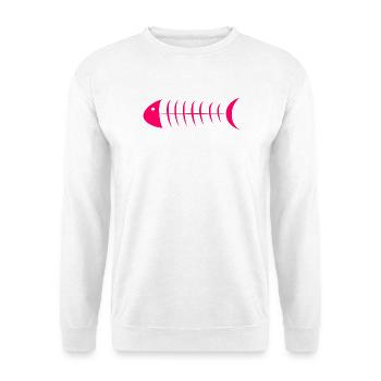 SARDINE. FISH. APRIL FOOL. EASTER. SEA - Unisex Sweatshirt - white - Front