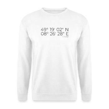 coordonnées Speyer - Sweat-shirt Unisexe - blanc - Devant