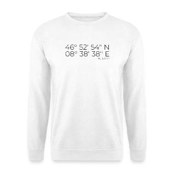 Koordinaten Altdorf Uri Schweiz - Unisex Pullover - Weiß - Vorne