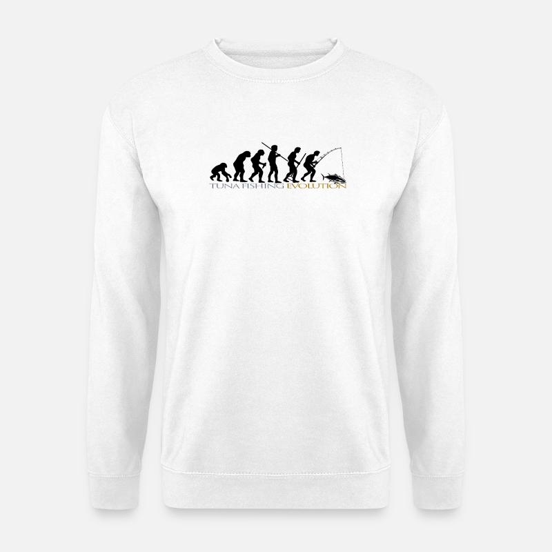 EVOLUTION DES ANGELNS - Unisex Pullover - Weiß