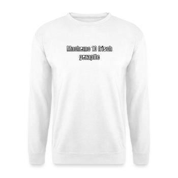 Exploité - Sweat-shirt Unisexe - blanc - Devant
