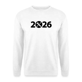 Renovierung 2026, Handwerker 2026, Bauherr 2026 - Unisex Pullover - Weiß - Vorne