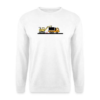 Bagger - Unisex Pullover - Weiß - Vorne