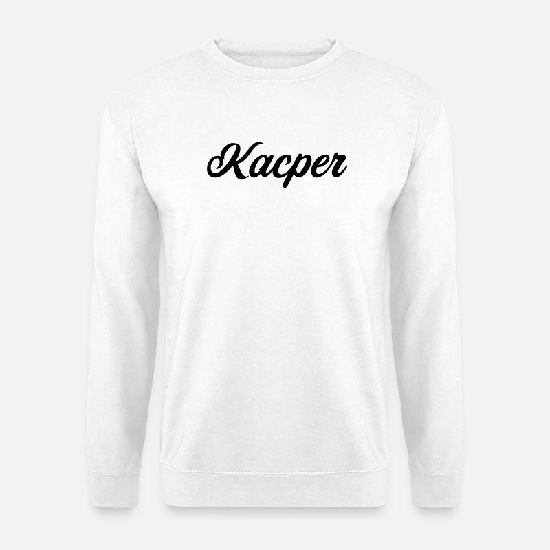 Kacper Polish First Name Gift - Unisex Sweatshirt - white