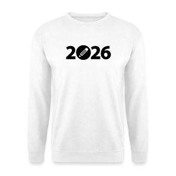 Writer 2026, Student 2026, Student 2026 - Unisex Sweatshirt - white - Front
