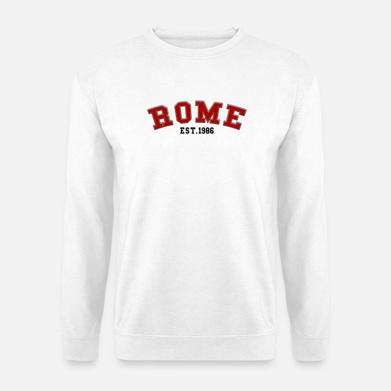 Rom gegründet 1986 - Unisex Pullover - Weiß