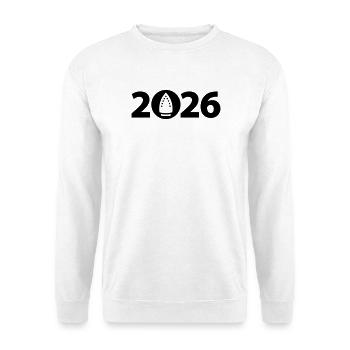 Ironing 2026, Ironing 2026 - Unisex Sweatshirt - white - Front