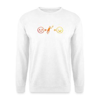 Idée cadeau pour un tennis avec tennis - Sweat-shirt Unisexe - blanc - Devant
