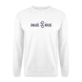 Keine Gnade für die Wade - Unisex Pullover - Weiß - Vorne - Alina (178cm) & Michal (187cm)