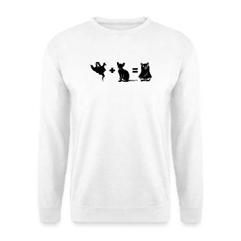 Funny Halloween Dog Ghost - Unisex Pullover - Weiß - Vorne