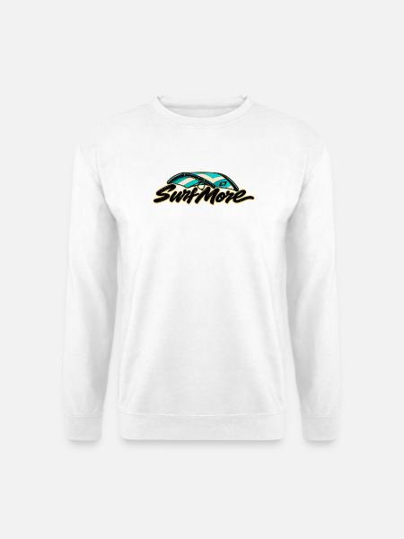 Surf More – Wing Classic - Unisex Pullover - Weiß