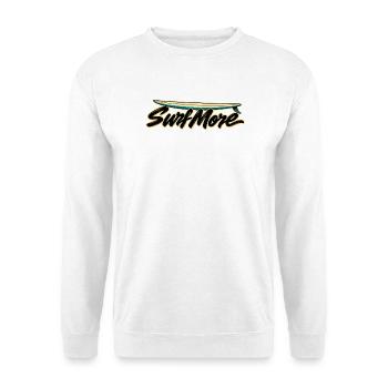 Surf More – Noserider Classic - Unisex Pullover - Weiß - Vorne - Alina (178cm) & Michal (187cm)
