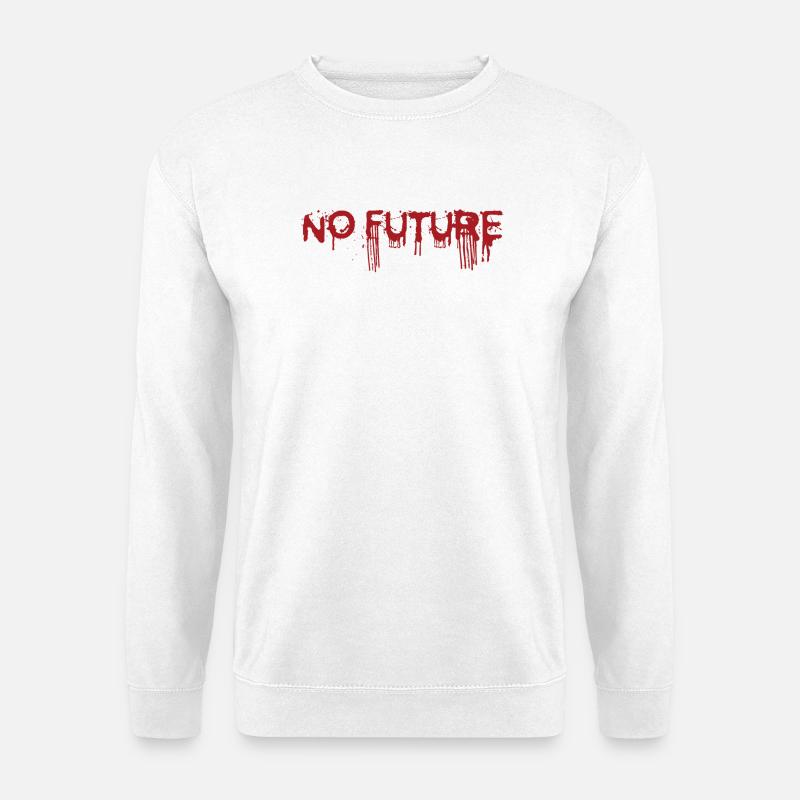 NO FUTURE - Unisex Sweatshirt - white
