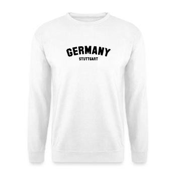 STUTTGART - Unisex Sweatshirt - white - Front