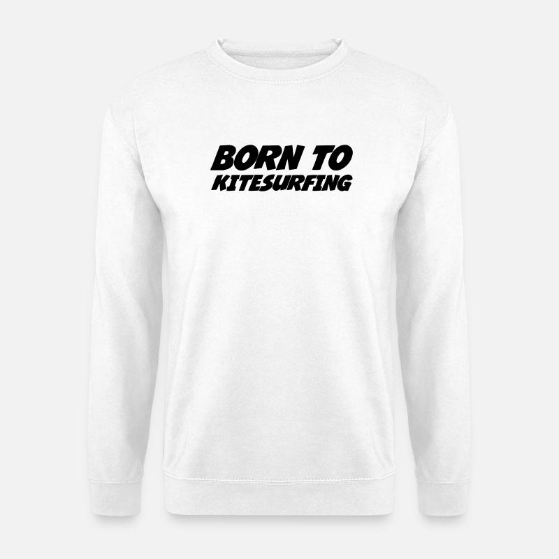 Kitesurfen / Kitesurfer / Kiteboarden / Kitesurf - Unisex Pullover - Weiß