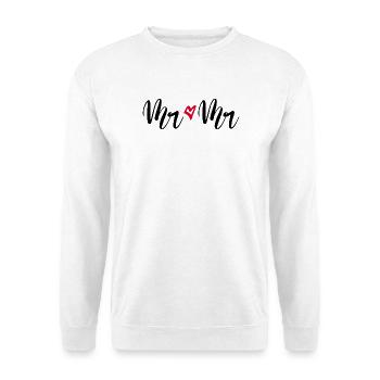 Mr & Mr Wedding Wedding Gay Couple - Unisex Sweatshirt - white - Front