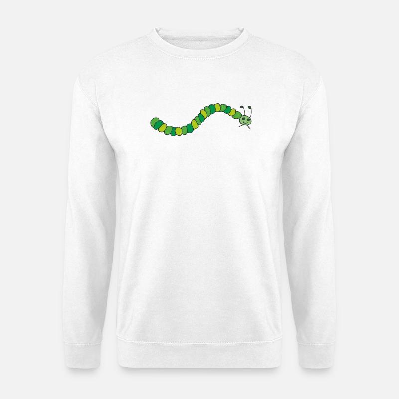 raupe - Unisex Pullover - Weiß