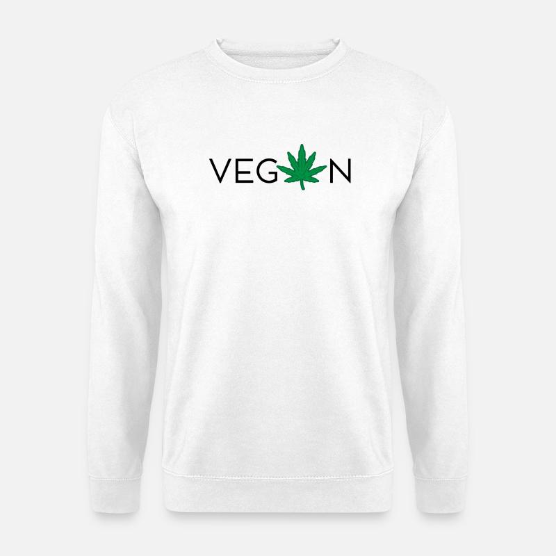 Vegan - Unisex Pullover - Weiß