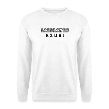 Lieblings Azubi Tshirt white - Unisex Pullover - Weiß - Vorne