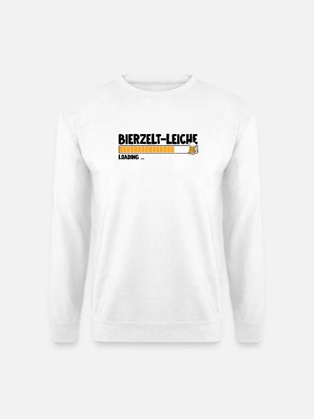 Bierbar Bierzeltleiche Bierfest Trinker - Unisex Pullover - Weiß