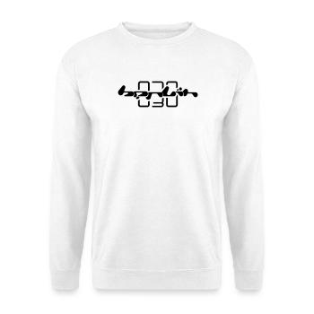 Berlin 030 Retro Futuristic Lettering - Unisex Sweatshirt - white - Front