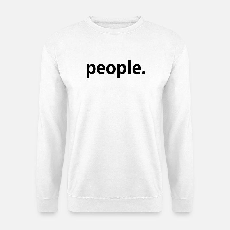 People - Unisex Pullover - Weiß