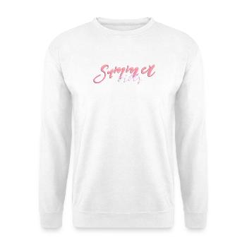 Summer Vibes – Neon Hand Lettering - Unisex Sweatshirt - white - Front